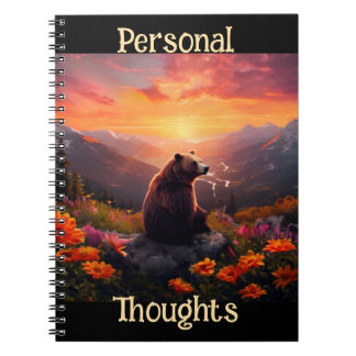 Pondering Bear Notebook