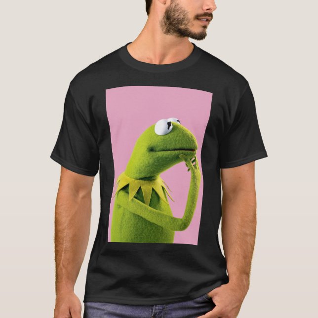 Pondering Kermit Classic T-shirt (Front)