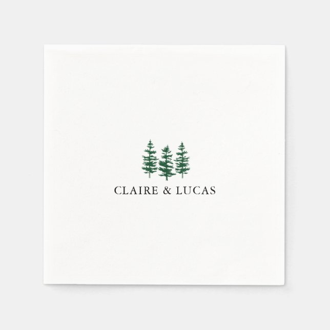 Ponderosa Pines Napkins (Front)