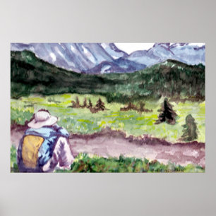 PONDEROSA PLAINS BY HARRIET DAVIDSOHN - ARTIST POSTER