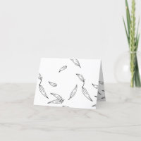 Pondweed family, Vampire GreyFolded Thank You Card