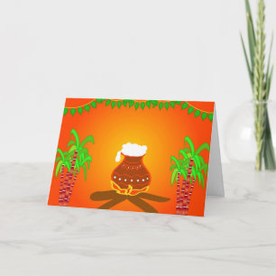 Pongal - South Indian festival Card