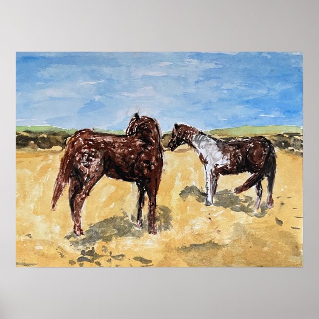 Ponies of Assateague Island Poster (Front)