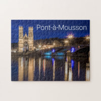 Pont a Mousson Panorama with Moselle Souvenir