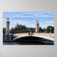 Pont Alexandre III on Seine River - Paris, France