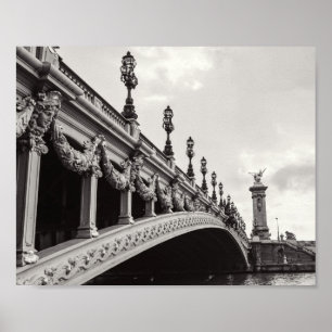Pont Alexandre III Paris Bridge Poster