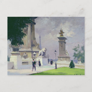 Pont Alexandre III, Paris Postcard