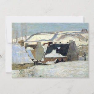 Pont-Aven Under the Snow   Paul Gauguin