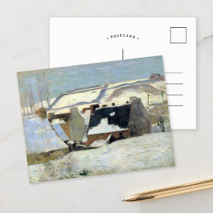 Pont-Aven Under the Snow   Paul Gauguin Postcard