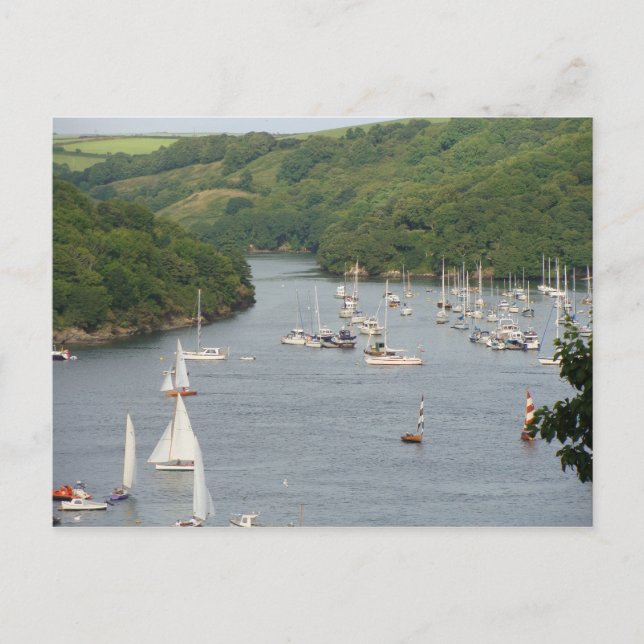 Pont Creek Polruan Postcard (Front)