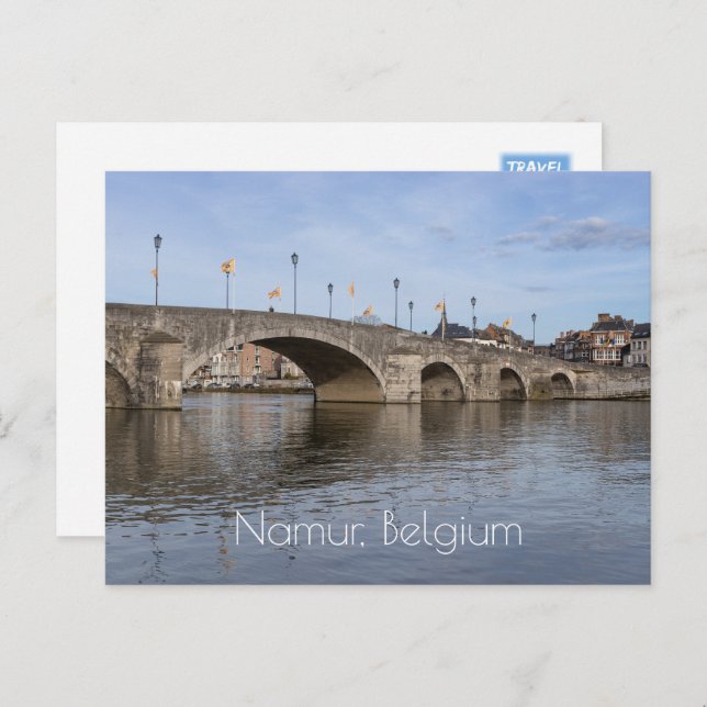 Pont de Jambes, Namur, Belgium Postcard (Front/Back)