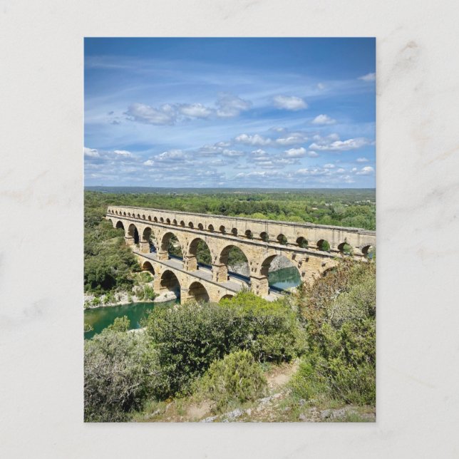Pont du Gard, France Postcard (Front)