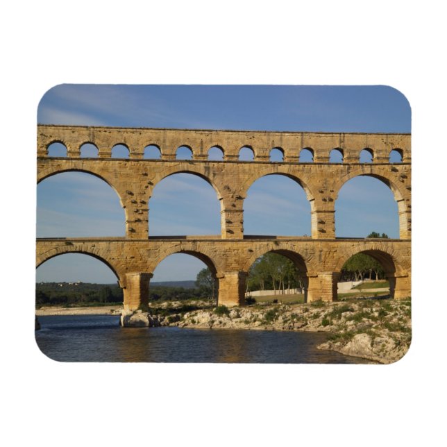 Pont du Gard, Gard, Languedoc Roussillon, France Magnet (Horizontal)