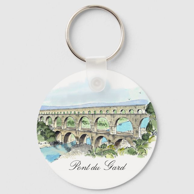 Pont Du Gard key chain (Front)