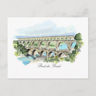 Pont Du Gard post card