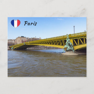 Pont Mirabeau over the Seine - Paris Postcard