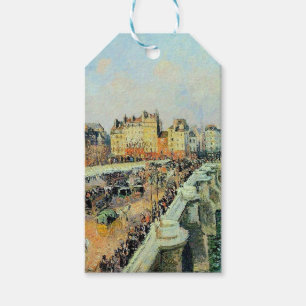 Pont Neuf, Afternoon, Sunlight Camille Pissarro Gift Tags