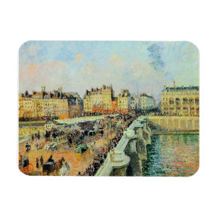 Pont Neuf, Afternoon, Sunlight Camille Pissarro Magnet
