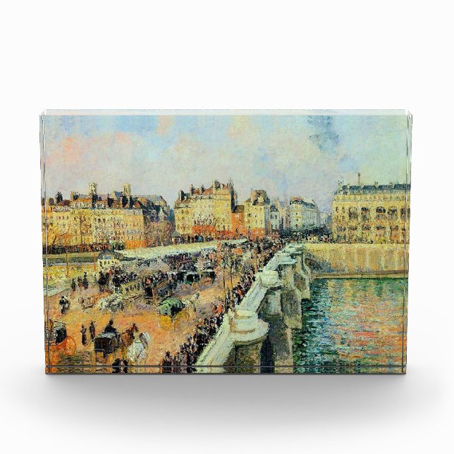 Pont Neuf, Afternoon, Sunlight Camille Pissarro   Photo Block (Front)