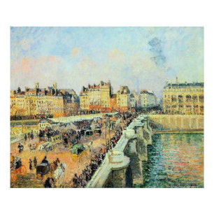 Pont Neuf, Afternoon, Sunlight Camille Pissarro    Photo Print