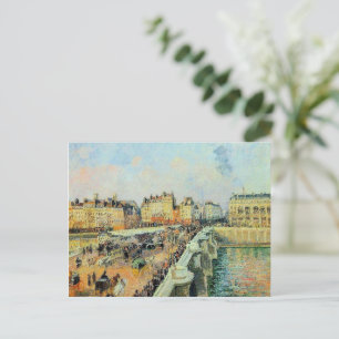 Pont Neuf, Afternoon, Sunlight Camille Pissarro Postcard