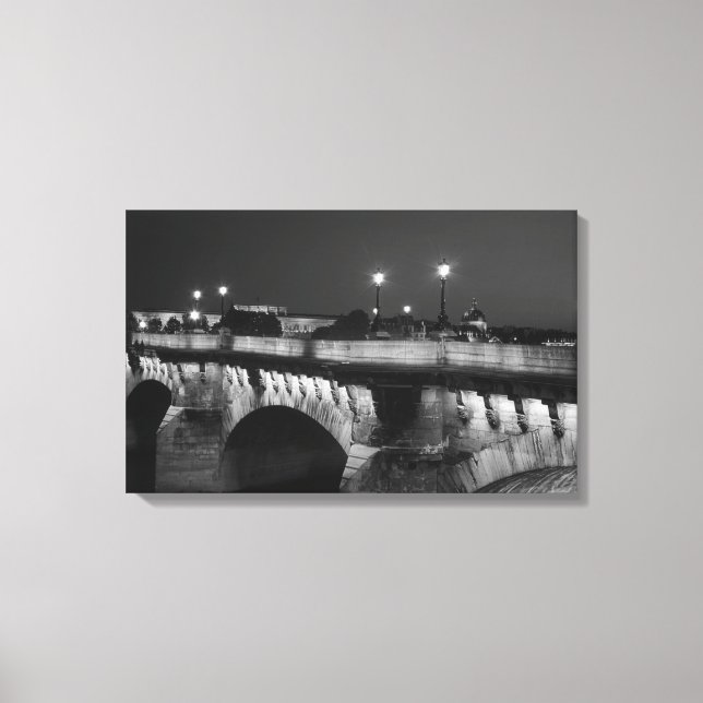 Pont Neuf Paris Canvas Print (Front)