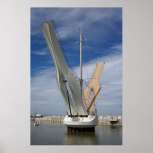 Pont y Ddraig bridge posters. Poster