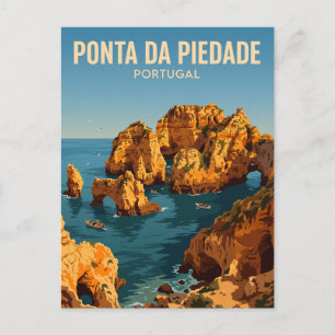 Ponta da Piedade Portugal Postcard