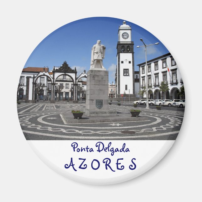 Ponta Delgada, Azores Magnet (Front)