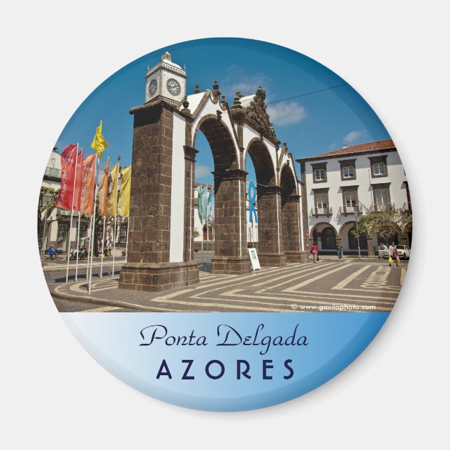 Ponta Delgada, Azores Magnet (Front)