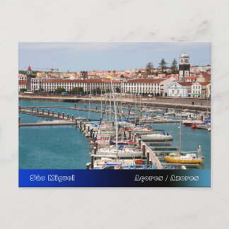 Ponta Delgada - Azores Postcard
