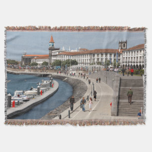 Ponta Delgada, Azores Throw Blanket
