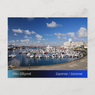 Ponta Delgada Marina Postcard