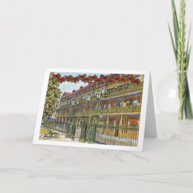 Pontalba Christmas Holiday Card (Front)