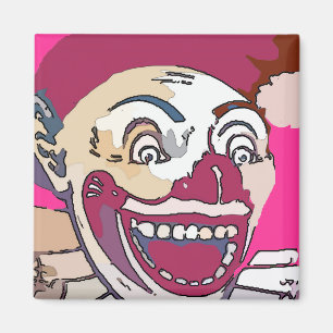 Pontchartrain Beach Clown Magnet