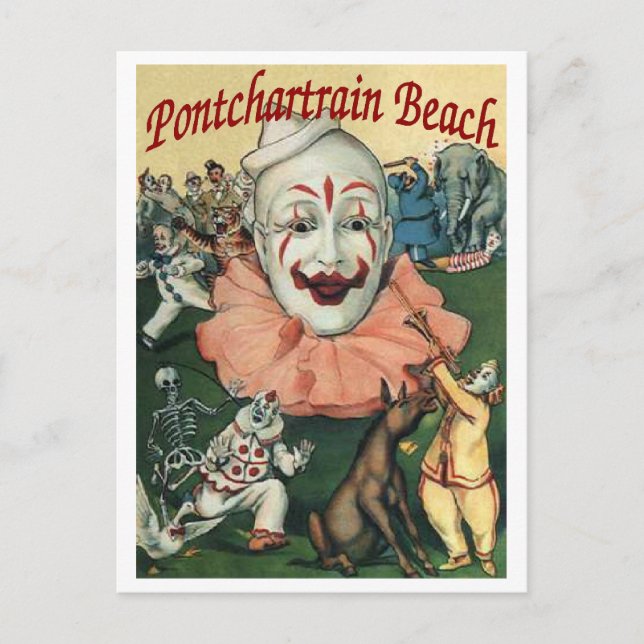 Pontchartrain Beach Poster Postcard (Front)