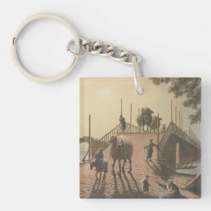 Ponte piccolo, Small Bridge in Islamic Village Key Ring