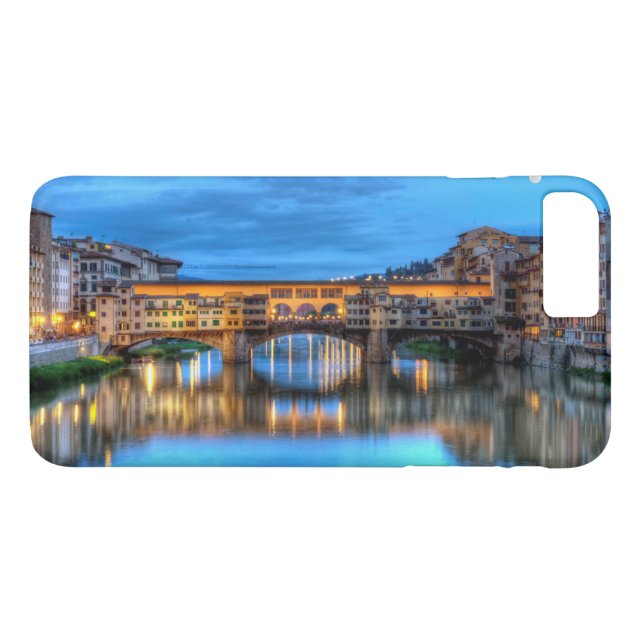 Ponte vecchio bridge in Florence, Italy Case-Mate iPhone Case (Back (Horizontal))