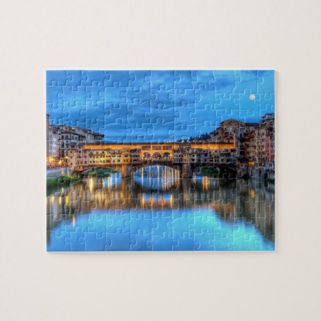 Ponte vecchio bridge in Florence, Italy Jigsaw Puzzle (Horizontal)