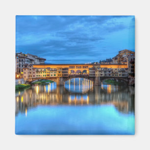 Ponte vecchio bridge in Florence, Italy Magnet