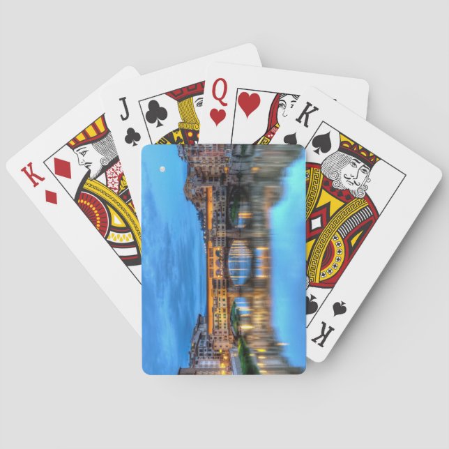 Ponte vecchio bridge in Florence, Italy Playing Cards (Back)