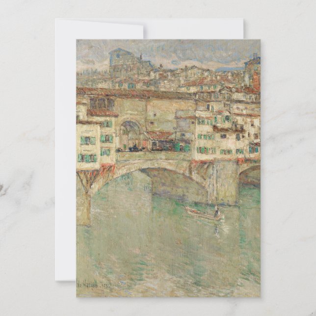 Ponte Vecchio | Childe Hassam (Front)