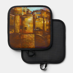Ponte Vecchio, Firenze Pot Holder