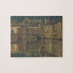 Ponte Vecchio, Florence (oil on canvas) Jigsaw Puzzle