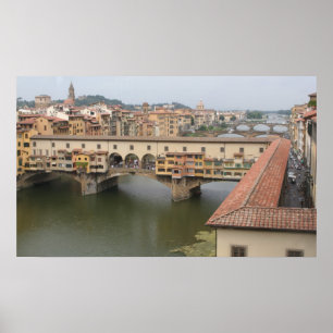 ponte vecchio, florence poster