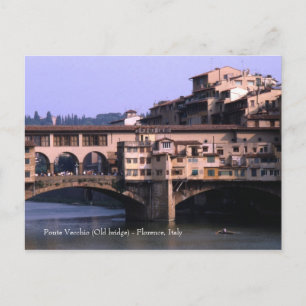 Ponte Vecchio (Old bridge)   Postcard
