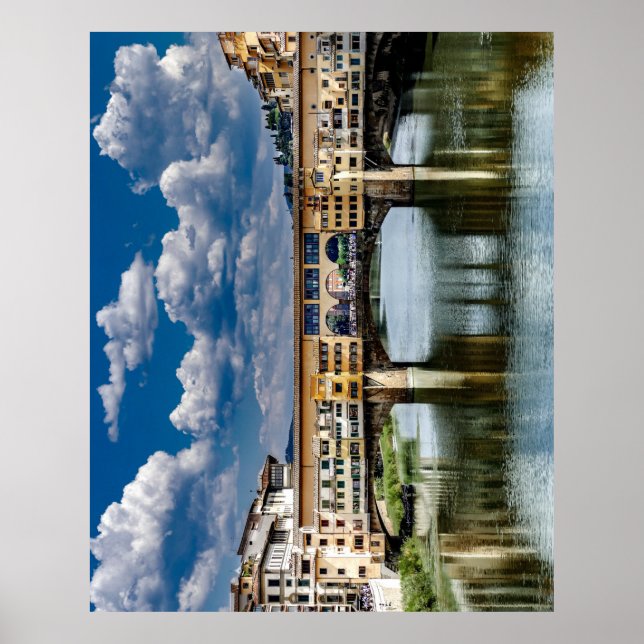 Ponte vecchio(old bridge) poster (Front)