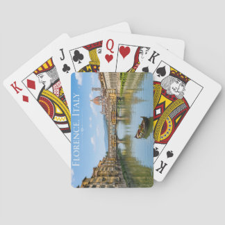 Ponte Vecchio Romantic Cityscape Artwork Playing Cards