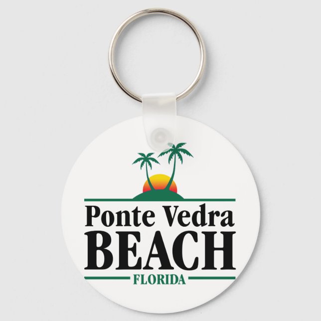 Ponte Vedra Beach Key Ring (Front)
