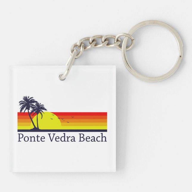 Ponte Vedra Beach Key Ring (Back)